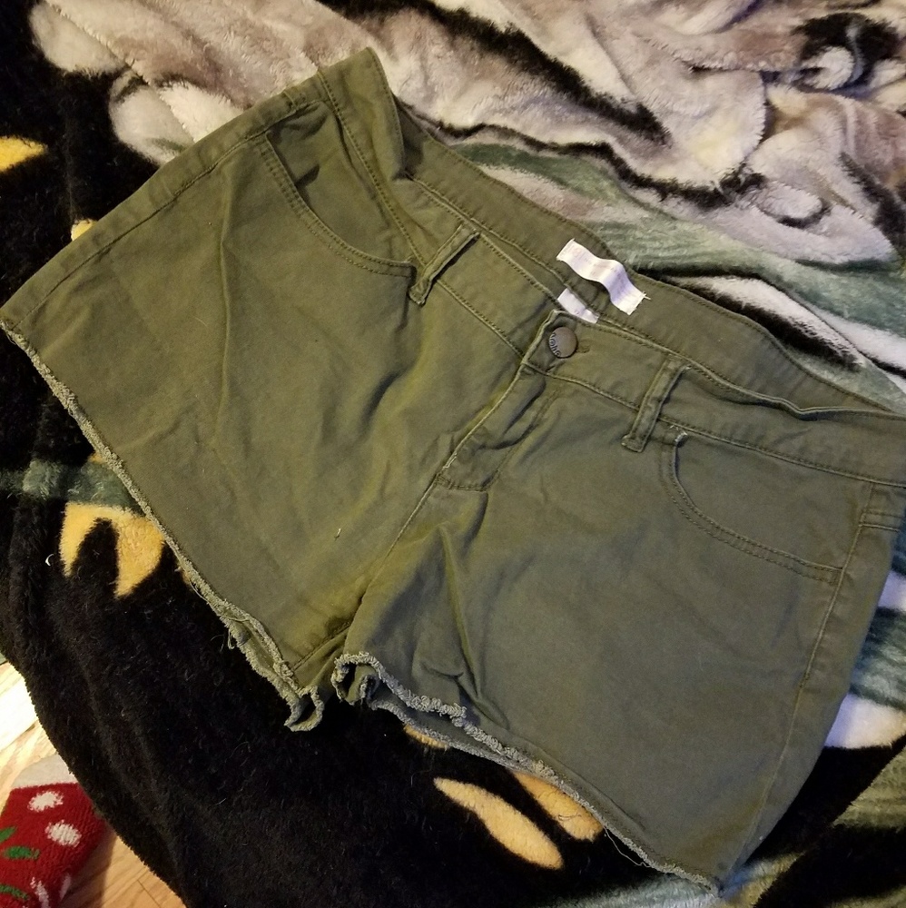 Green shorts